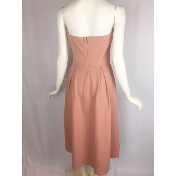 NWT Charles Henry Blush Peach Strapless Mini Dress Size Small - Picture 3 of 8